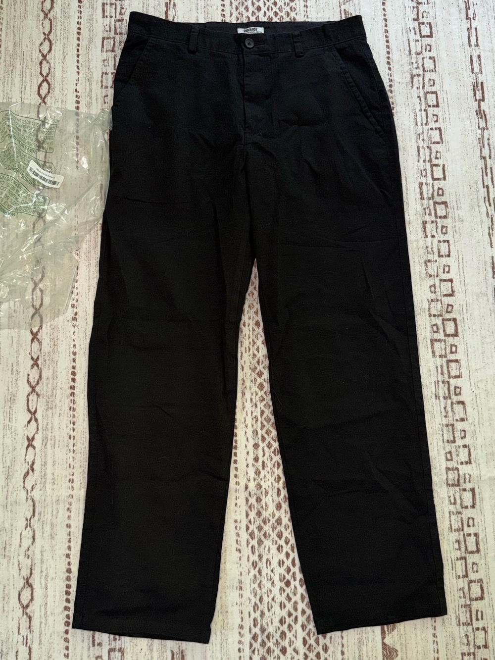 Coofandy Men's black casual chino pants.
Size 32x30 new